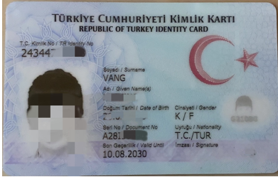 喜訊！拓視海外客戶W女士土耳其護照獲批